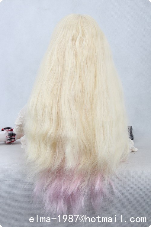 light golden and pink long wig for bjd-04.jpg